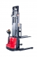 Full Electric Stacker 2200lbs Capacity 130'' Max lifting height adjustable Straddle